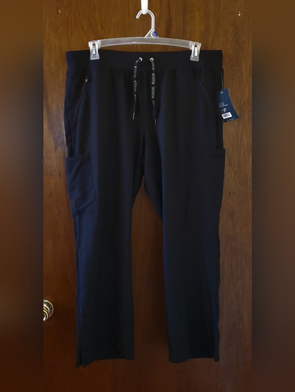 NWT Med Couture Insight Black Scrub Pants Sz Xl Petite